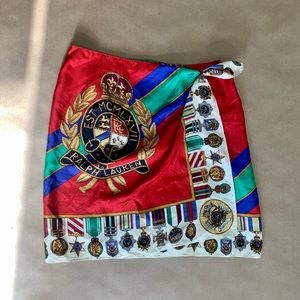 Vintage Ralph Lauren Polo Silk Wrap Skirt Size Large